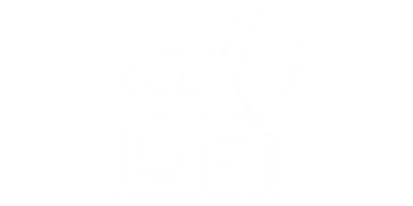 Minimalistic illustration of a store front with a location pin