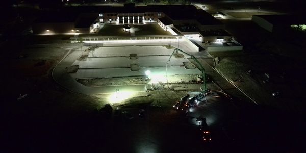 Cross Roads Concrete pouring pavement