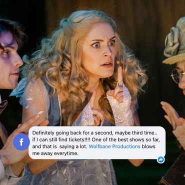 Ashley Lenox West as Hermia in Wolfbane's A Midsummer Night's Dream