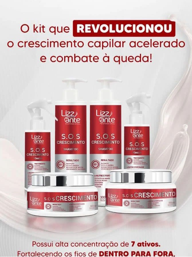 kit sos crescimento lizz ante