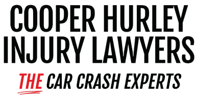 Cooper Hurley Injury Lawyers logo with tagline.