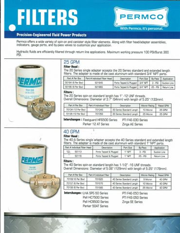 PERMCO IS GOING GREEN FLYER page 3 permco filters