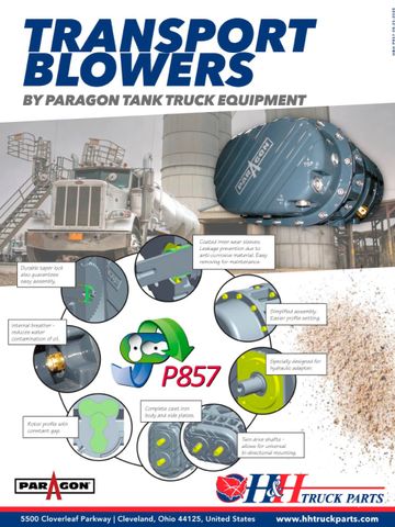 Paragon Transport Blowers
Liquid Bulk Transfer