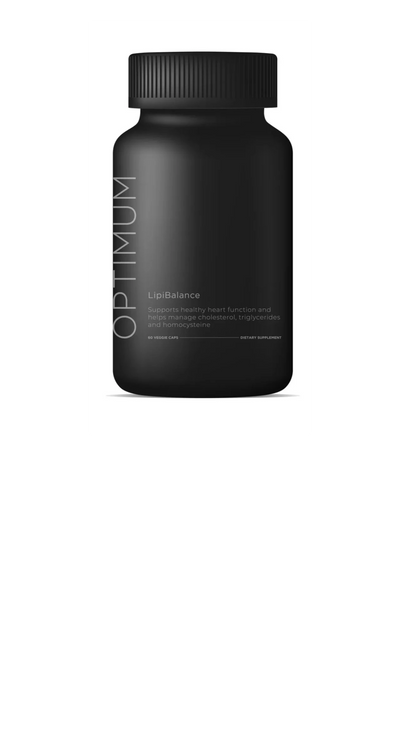 LipiBalance supplement bottle for lowering cholesterol, LDL, triglycerides and visceral fat levels