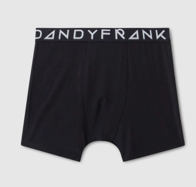 Frank Dandy Solid Boxer Brief, Black