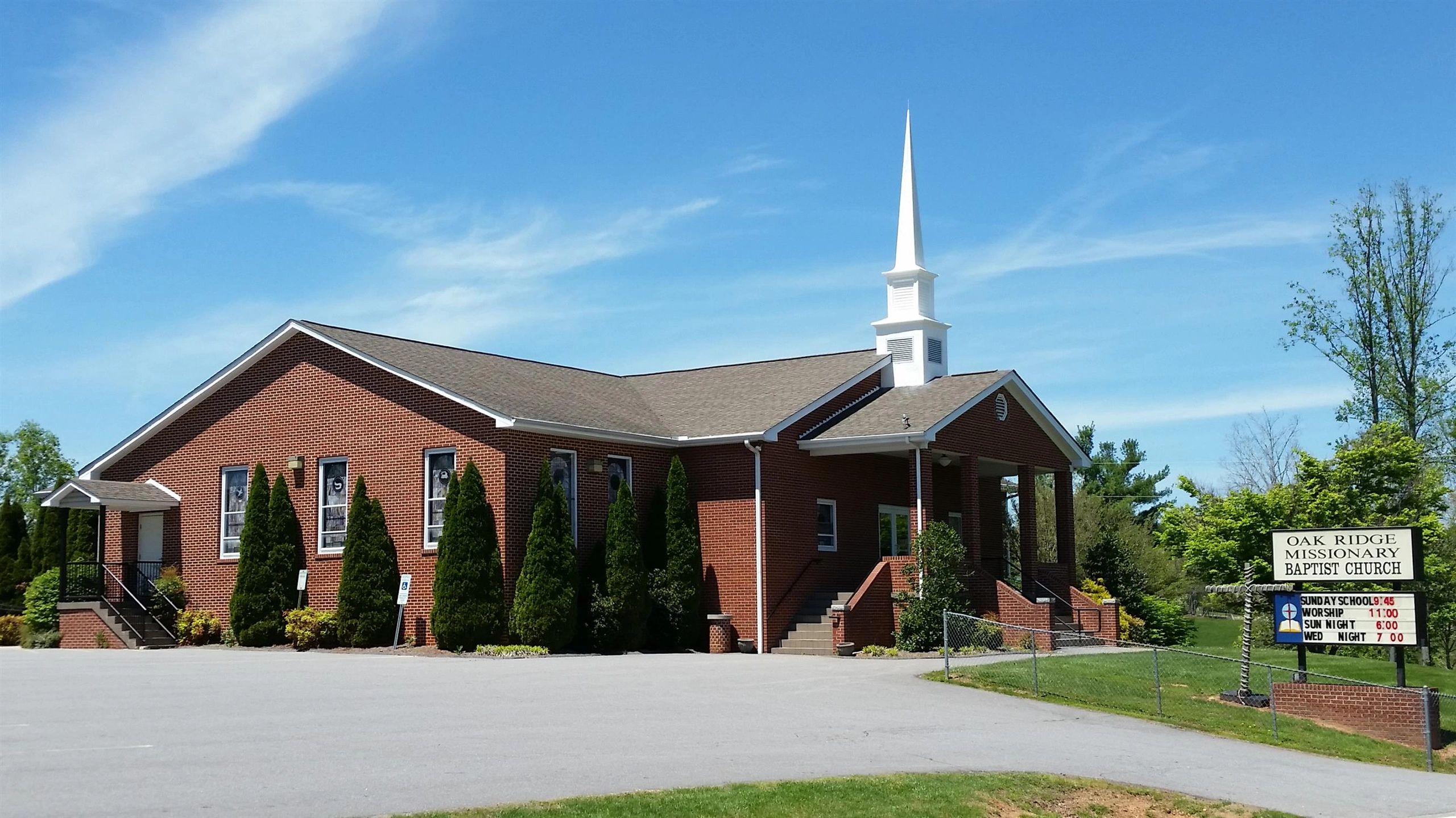 OAK RIDGE BAPTIST CHURCH