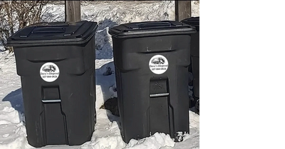 96 gallon curbside trash service