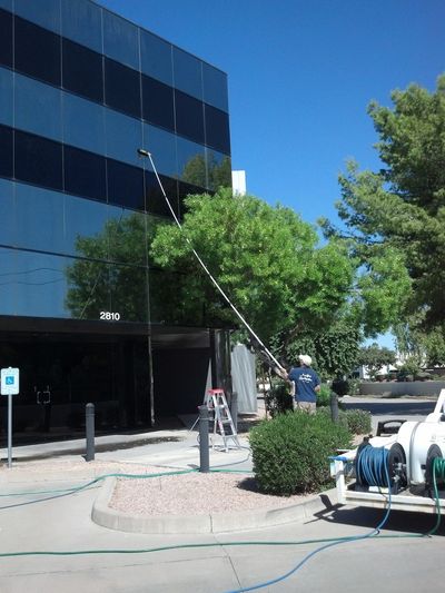 Commercial window cleaning Phoenix