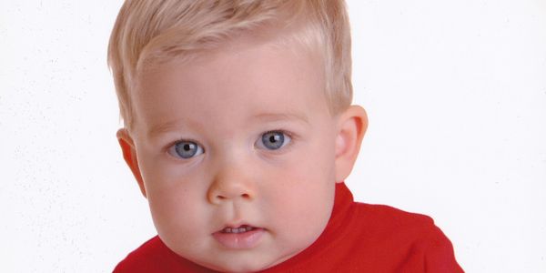 Mike Skidmore, the world's first neosapien, as a baby. 
