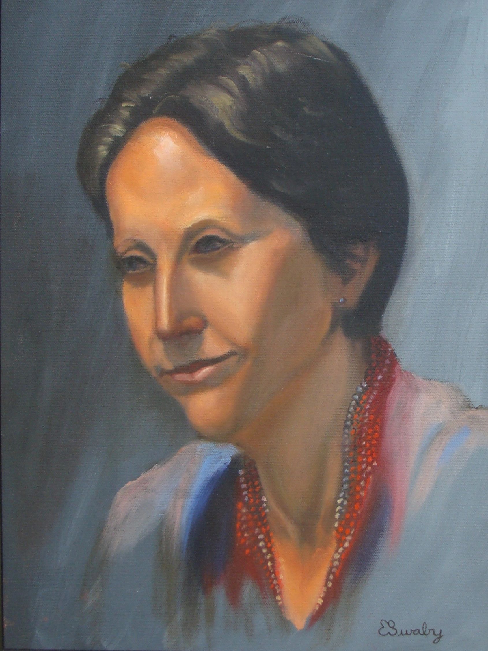 Loren Portrait Oil on Canvas Board