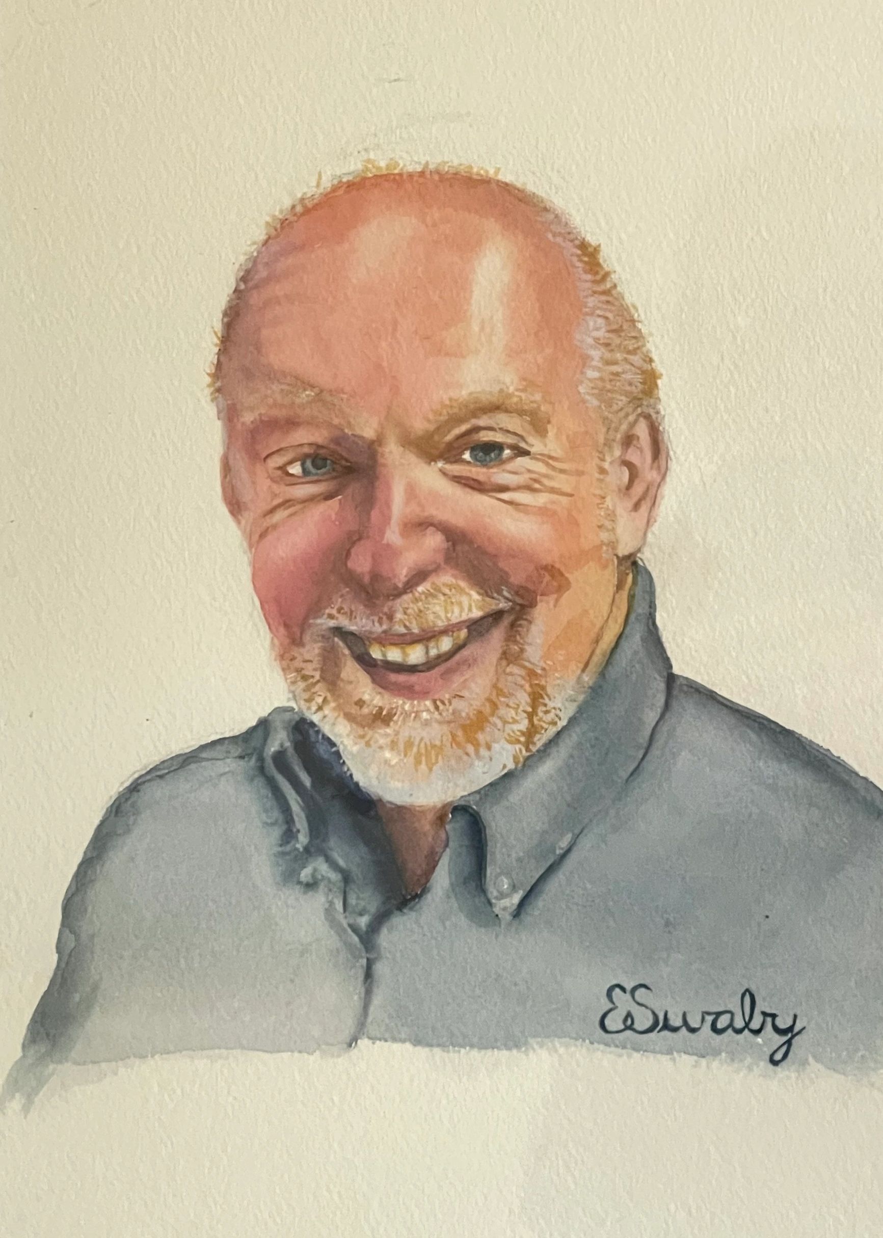 Robert Portrait Watercolor on Paper