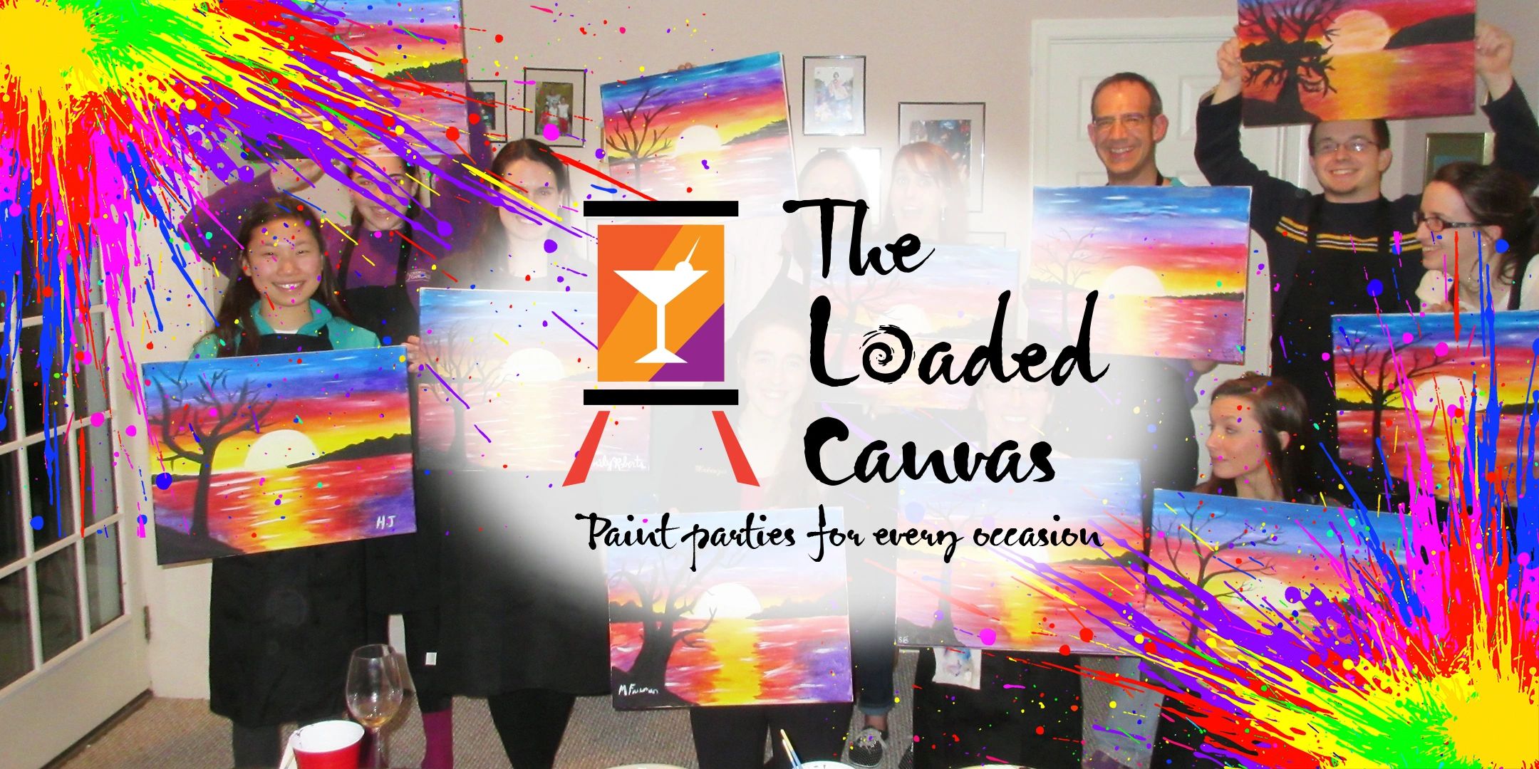 The Loaded Canvas mobile paint party service