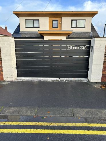 Electric gate installed in Colwyn Bay