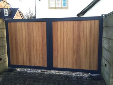 Electric gate installed in Bangor