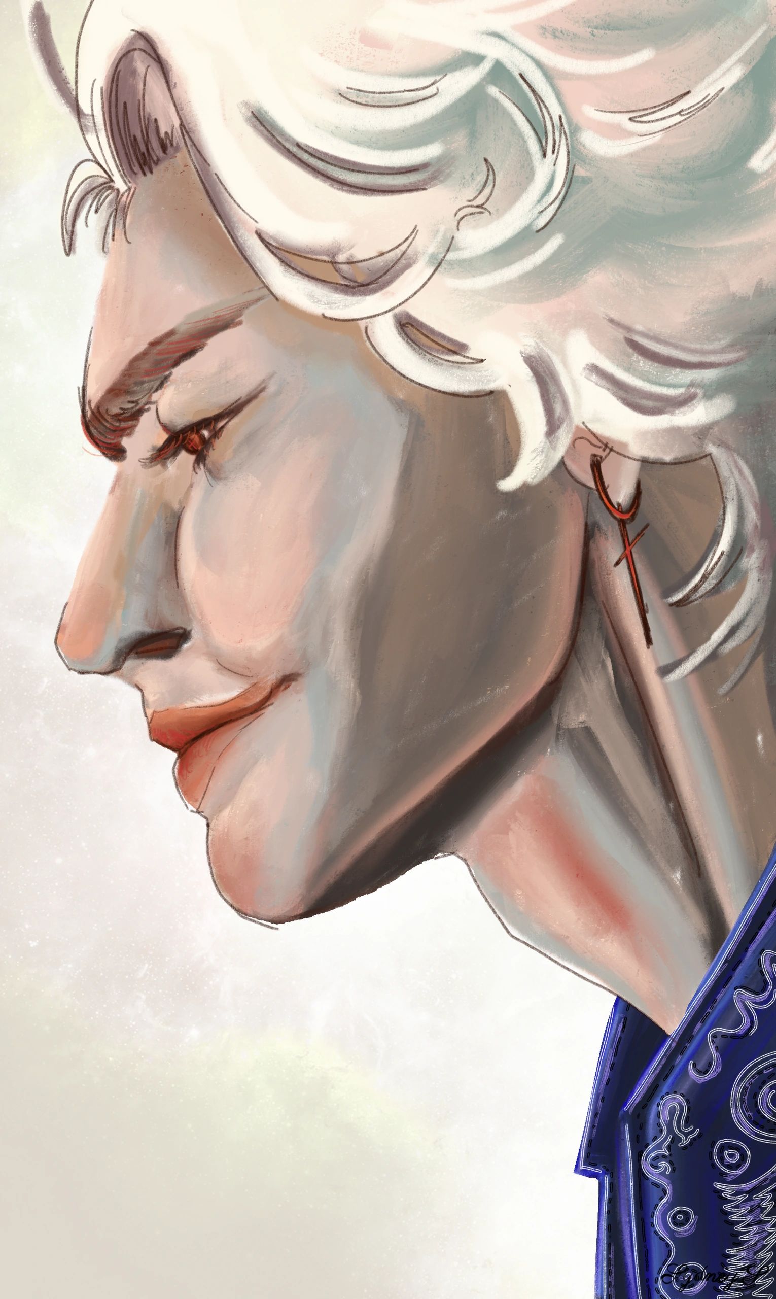 Astarion from the hit game Baldurs Gate. Painted by me 