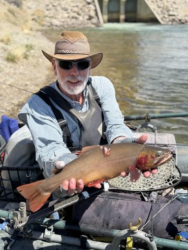 Don Logelin and a nice cutthroat!
