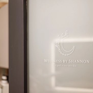 Spa, Wellness by Shannon front door in Scarborough Maine where she provides massage and facials.
