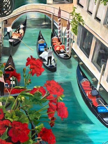 24 x 30 oil on canvas

Gondola Rides in Venetian canals  