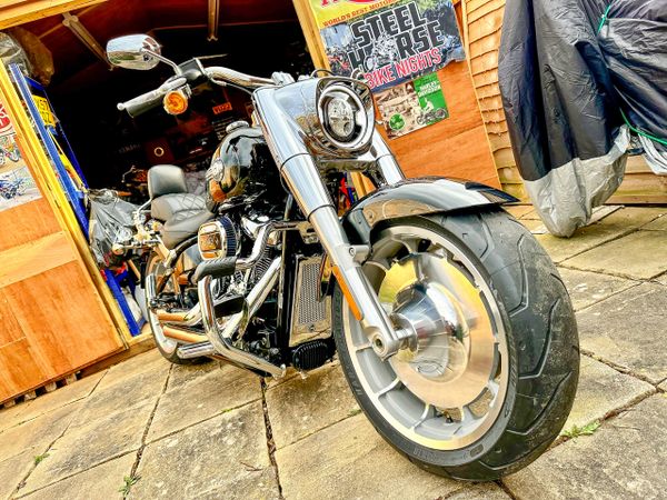 Harley Davidson Motorcycle that’s just been Detailed by Pristine Motorcycle Valet and Detailing