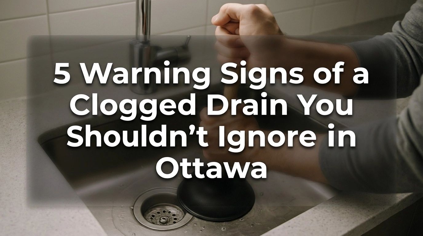 5 Warning Signs of a Clogged Drain You Shouldn't Ignore in Ottawa