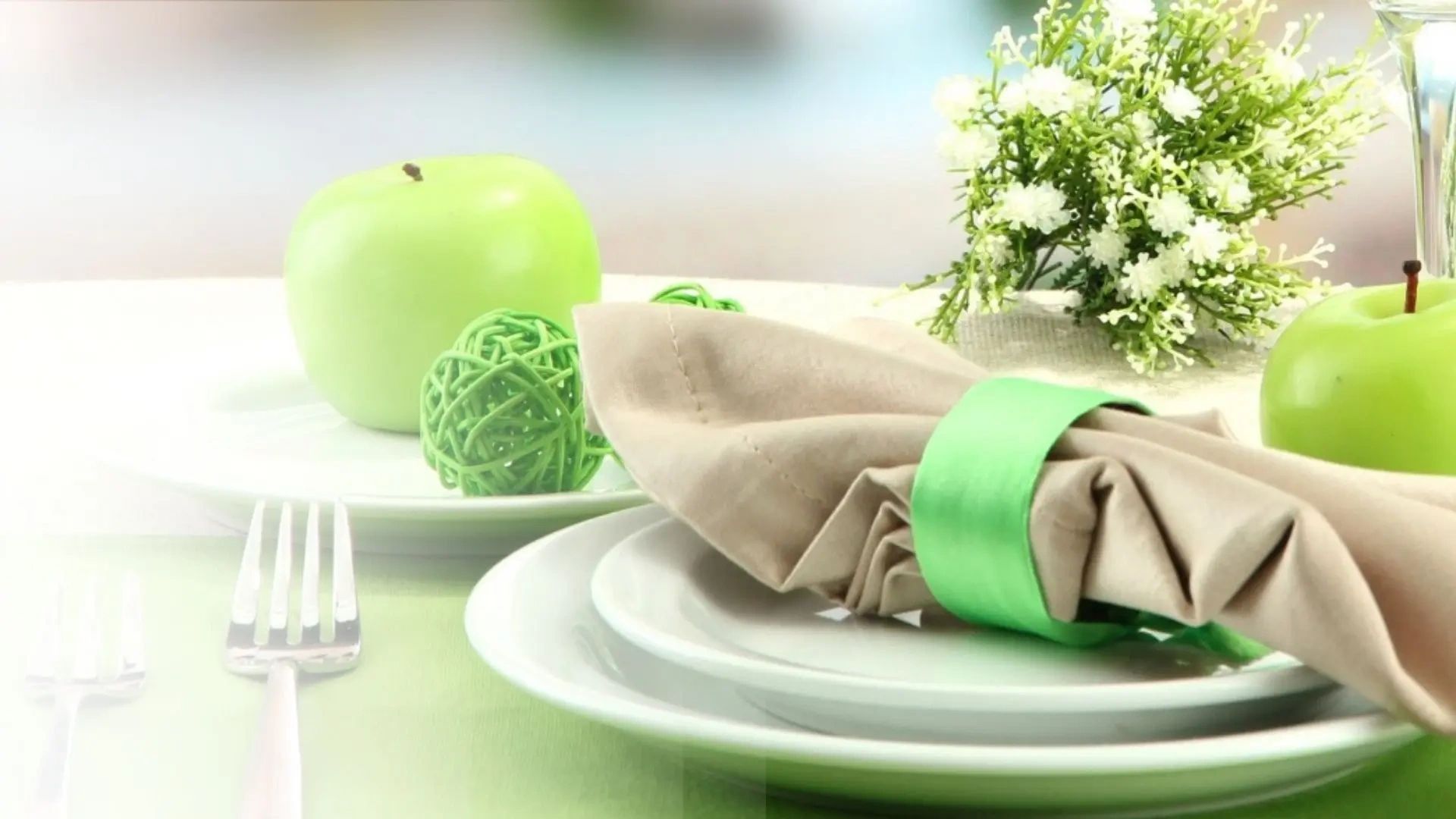 Folded linen napkin on restaurant table showing weekly linen hire finish quality