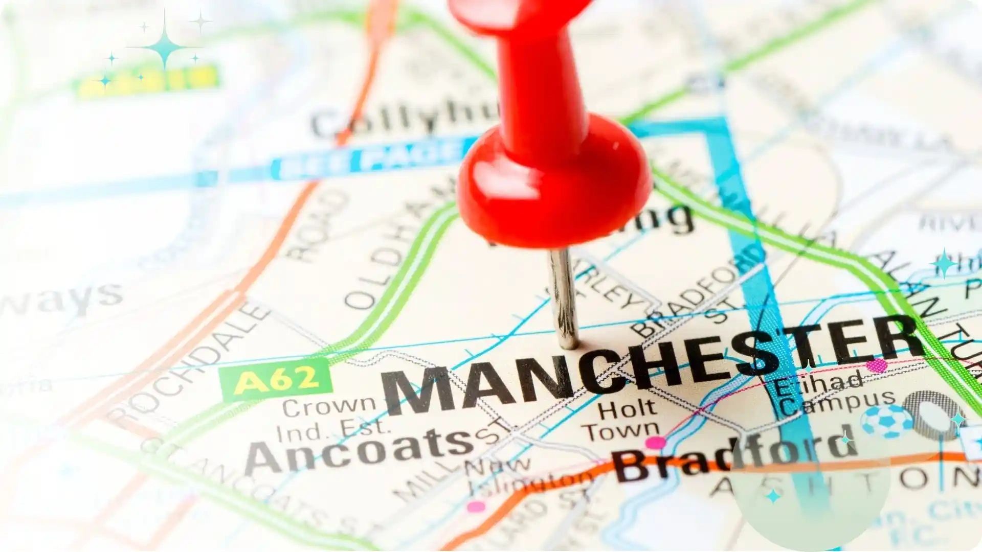 Mario Laundry commercial linen van on weekly route through Manchester city centre