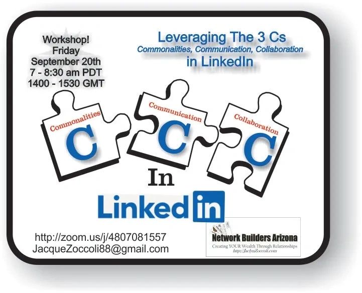 Leveraging the 3 Cs in LinkedIn