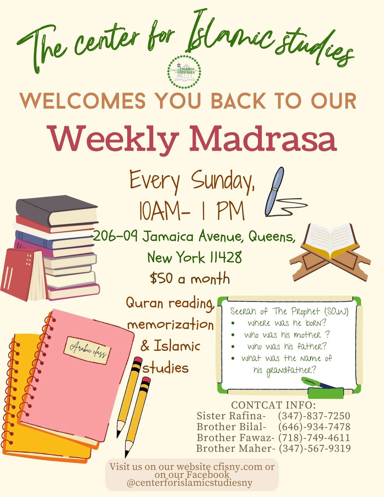 Center for Islamic Studies Inc. - Mosque - Queens, New York