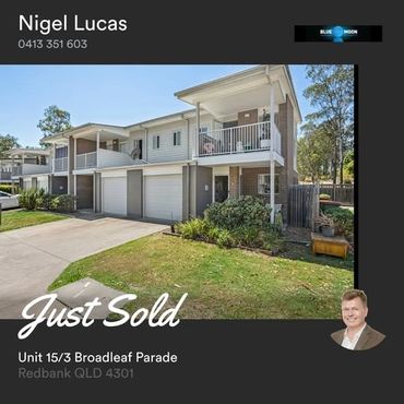Sold Townhouse 15 3 Broadleaf  Parade by Nigel Lucas of Blue Moon Property North Lakes