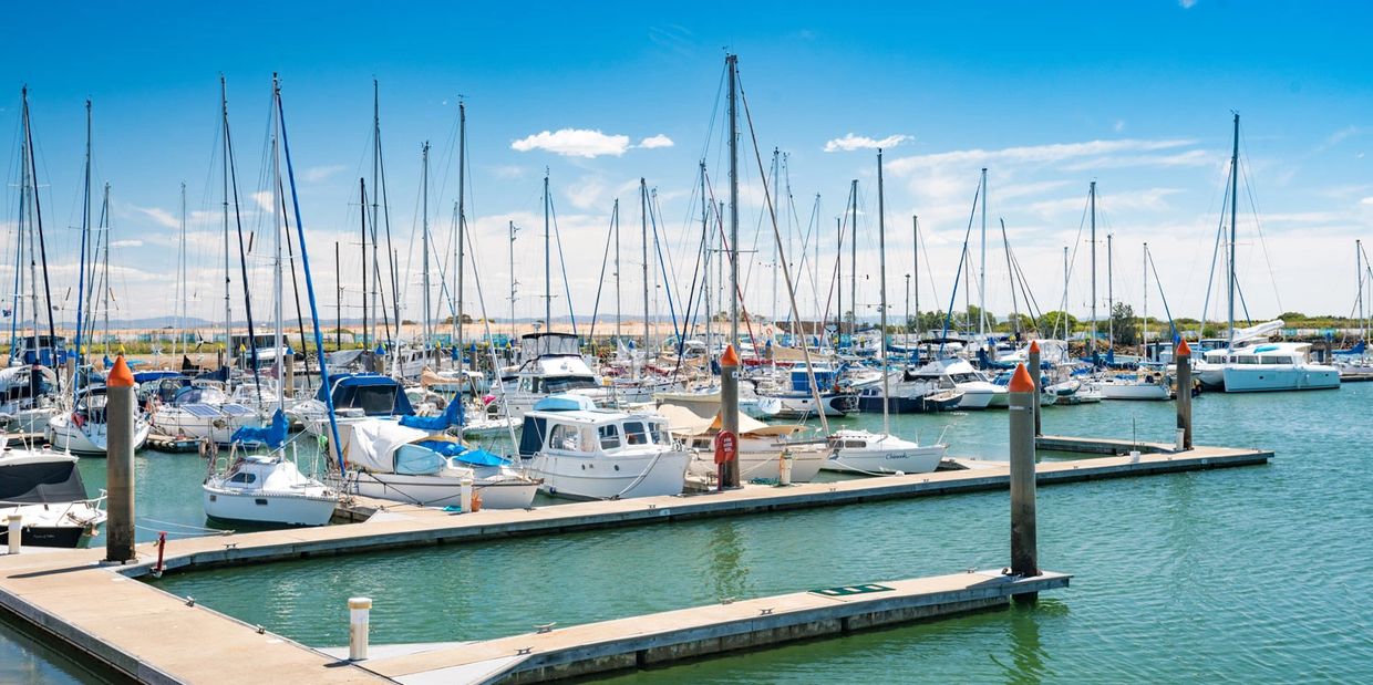 Newport Queensland harbour showcasing waterfront homes and marina lifestyle.