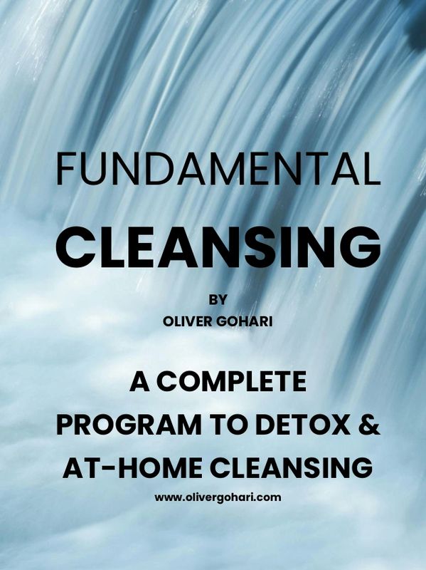 Book cover on cleansing and detox program by Oliver Gohari.