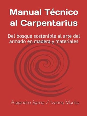 Cover of a technical manual on carpentry and sustainable woodwork.