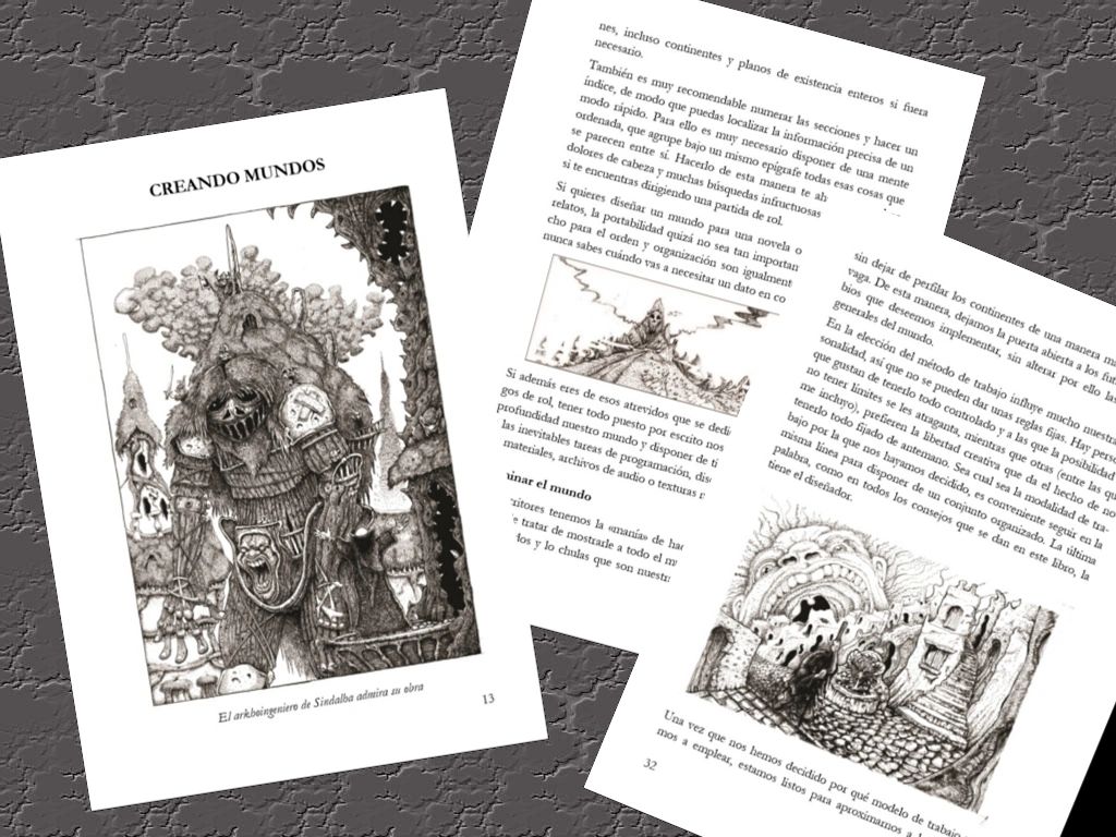 Ilustraciones de "Mundos Fantásticos: Guía para la creación de mundos de fantasía" - Cine de Escritor Ilustraciones de "Mundos Fantásticos: Guía para la creación de mundos de fantasía" - Cine de Escritor