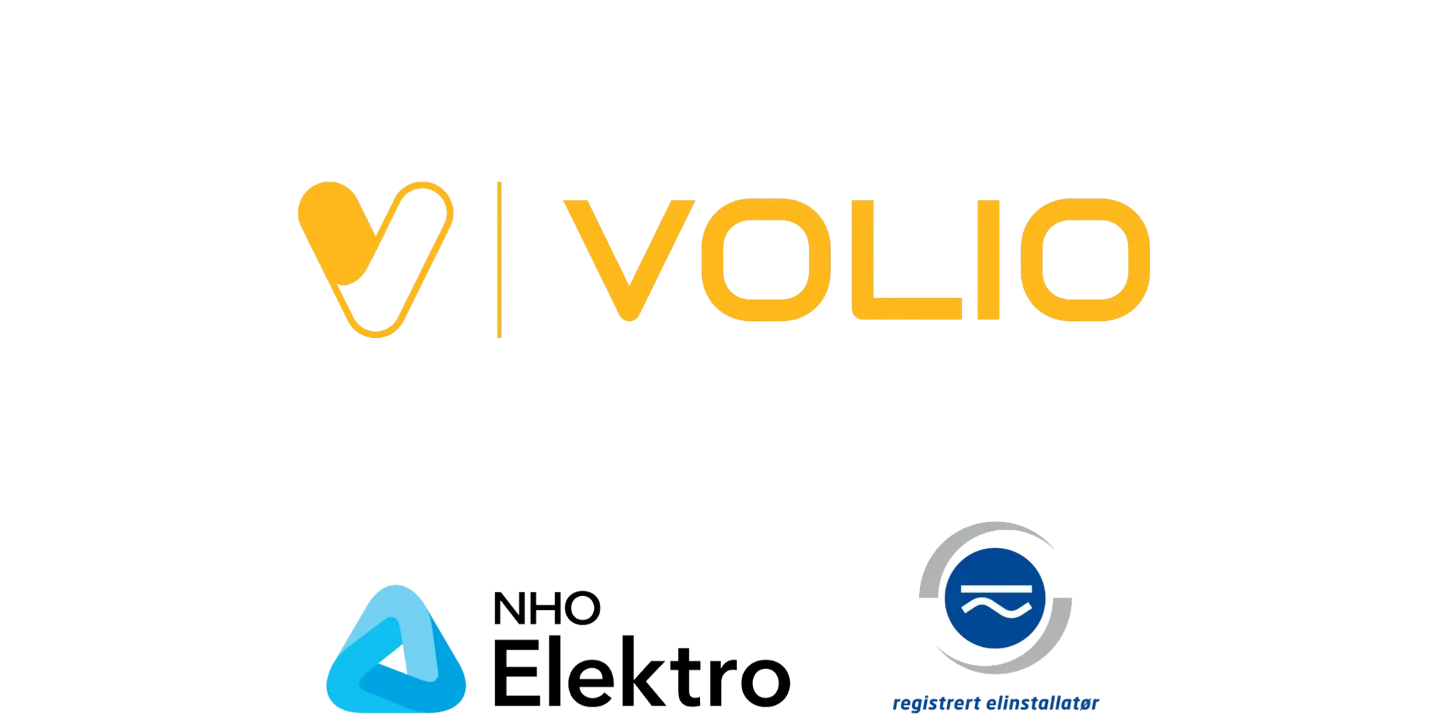Volio er registrert installatør og medlem av NHO Elektro