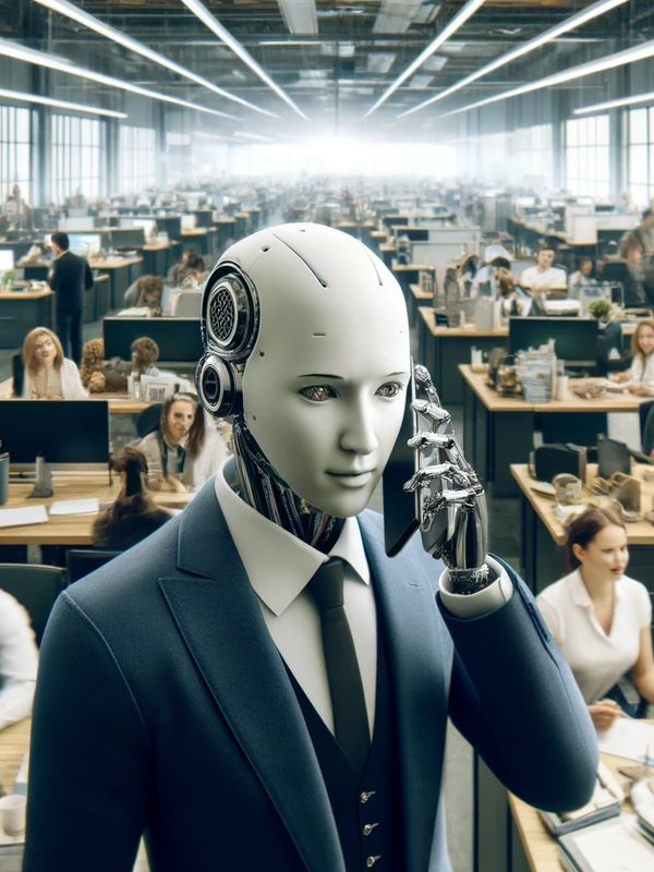 AI human-like voice assistant can cold call up to 1000 phone numbers at the same time simultaneously