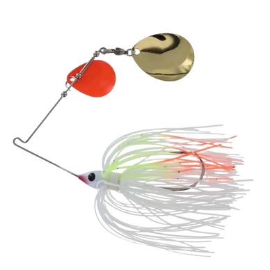 Georgia Blade Night Spinnerbait 310 Black Red Chartreuse Silicone Blk –  Hammonds Fishing