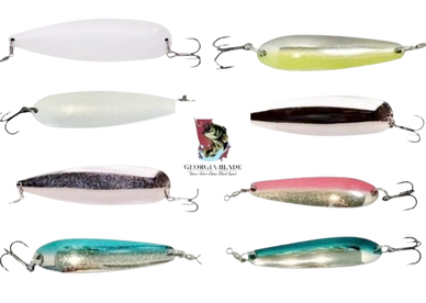 Bqhagfte 60pcs Metal Deep Cup Spinner Blades Fishing Lures For Hard Lures Worm Spinner Baits Spoons Rigs Making(2 Color, 3 Size)
