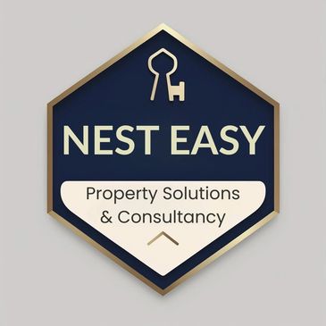 Nest Easy logo with key icon for property consultancy.