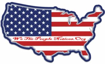 USA map shaped with American flag stars and stripes.