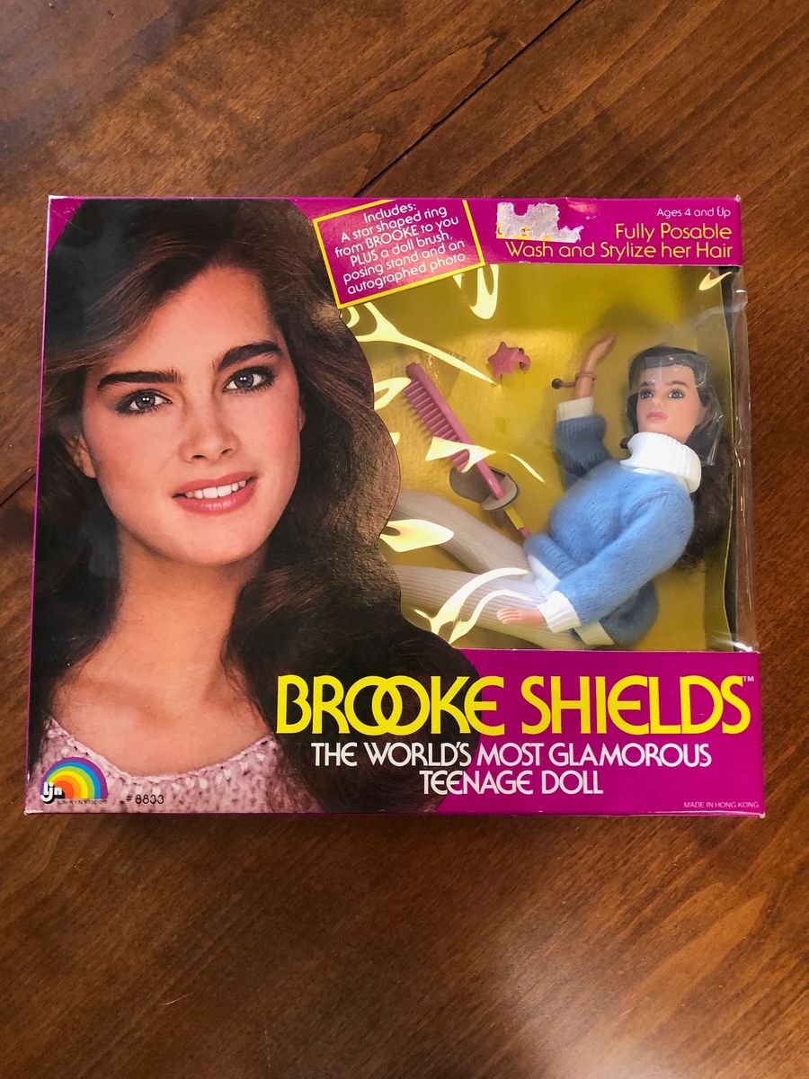 Vintage Brooke Shields Glamorous Teenage Doll 1982 LJN #8833 new in box  never opened