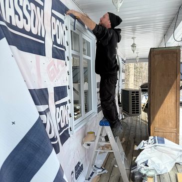 Pensez à remplacer le pare-intempéries lors du renouvellement du revêtement de votre maison