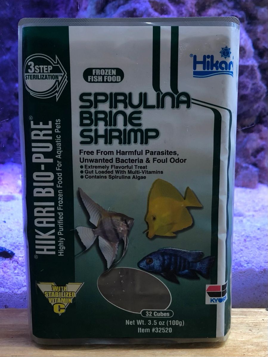 Hikari Spirulina Brine Shrimp Cube 3.5oz