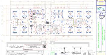 Detailed architectural floor plan with electrical and plumbing layouts.