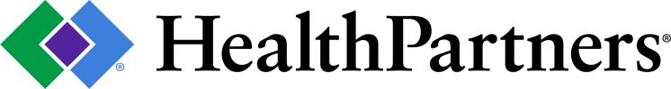 HealthPartners logo with geometric shapes.