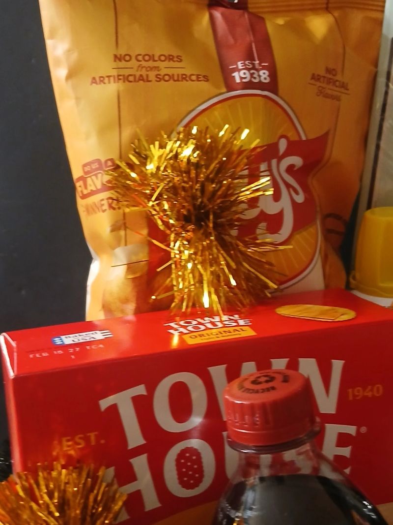 Gourmet food and snack gift basket with artisan treats