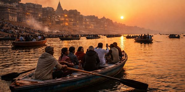 Sunrise Boat Ride in Kashi
