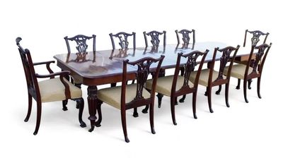 gillows table and chairs