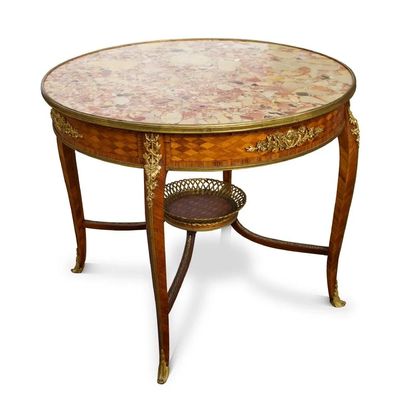 francois linke marble top table