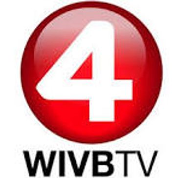 Logo of WIVB TV Channel 4 with a red circle and white number 4.