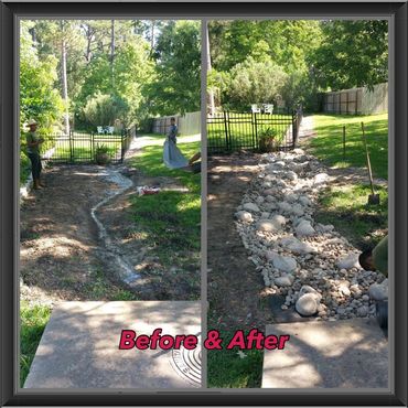 rock river; dry river bed; drainage; rock